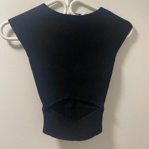 aritzia Wilfred cut out top